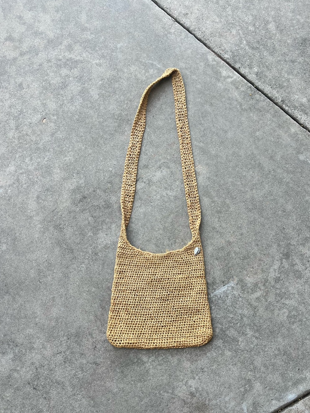 Kaminski Australia The Flat Sac handwoven Crossbody Bag